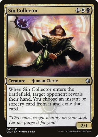 Sin Collector Ravnica Allegiance: Guild Kits Magic card