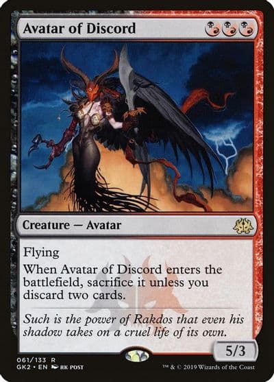 Avatar of Discord Ravnica Allegiance: Guild Kits Magic card