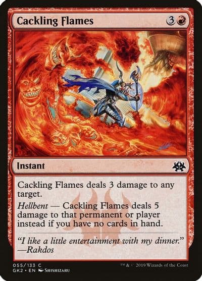 Cackling Flames Ravnica Allegiance: Guild Kits Magic card