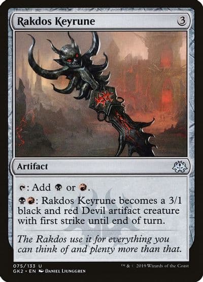 Rakdos Keyrune Ravnica Allegiance: Guild Kits Magic card