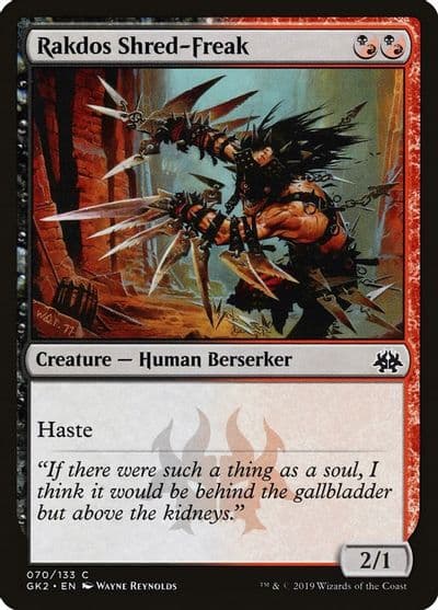 Rakdos Shred Freak Ravnica Allegiance: Guild Kits Magic card