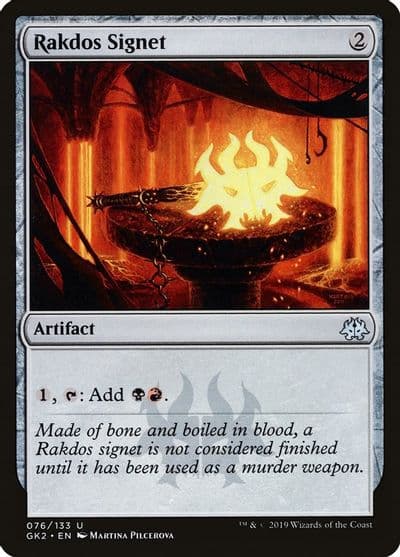 Rakdos Signet Ravnica Allegiance: Guild Kits Magic card