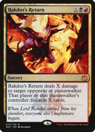 Rakdoss Return Ravnica Allegiance: Guild Kits Magic card