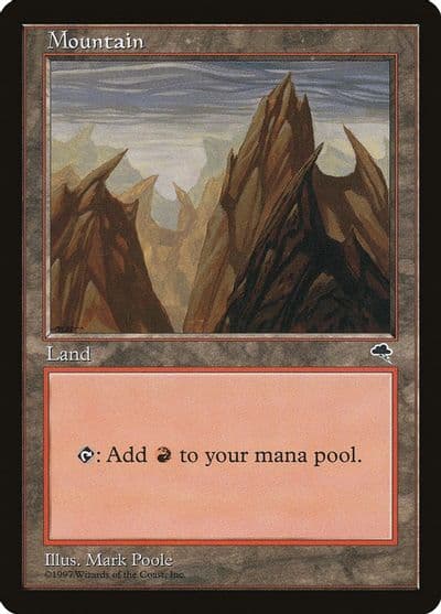 Mountain Vertical Tempest Magic card