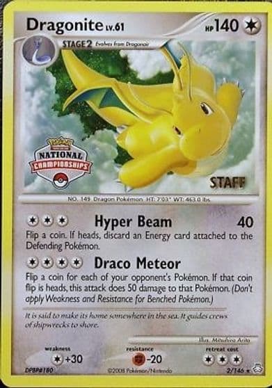 Dragonite (National Championships) [Staff] League & Championship Cards Pokemon card
