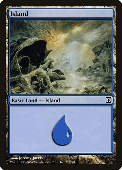 Island 287 Time Spiral Magic card