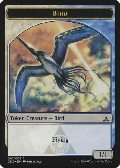 Bird Thopter Double Sided Token Ravnica Allegiance: Guild Kits Magic card