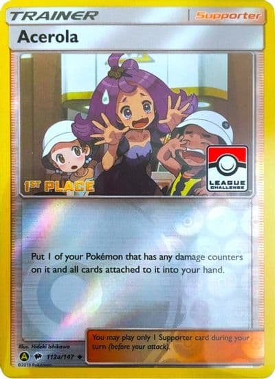 Acerola - 112a/147 (League Challenge) [1st Place] League & Championship Cards Pokemon card