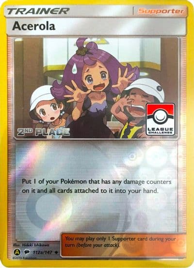 Acerola - 112a/147 (League Challenge) [2nd Place] League & Championship Cards Pokemon card