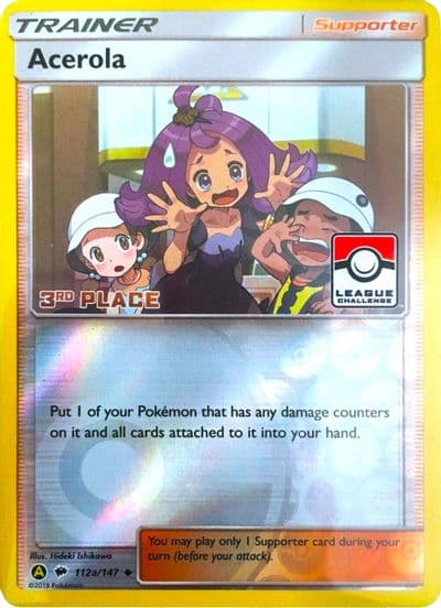 Acerola - 112a/147 (League Challenge) [3rd Place] League & Championship Cards Pokemon card