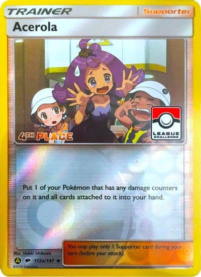 Acerola - 112a/147 (League Challenge) [4th Place] League & Championship Cards Pokemon card