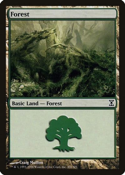 Forest 300 Time Spiral Magic card