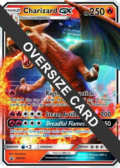Charizard GX - SM195 (SM Black Star Promo) Jumbo Cards Pokemon card