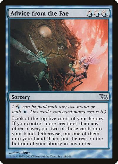 Advice from the Fae Shadowmoor Magic card