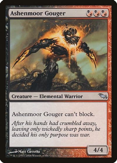 Ashenmoor Gouger Shadowmoor Magic card