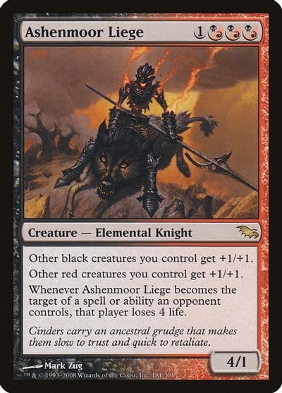 Ashenmoor Liege Shadowmoor Magic card