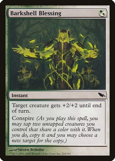 Barkshell Blessing Shadowmoor Magic card