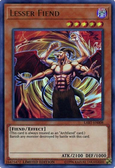 Lesser Fiend The Lost Art Promotion Yu-Gi-Oh! card