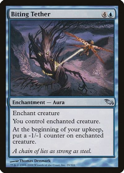 Biting Tether Shadowmoor Magic card