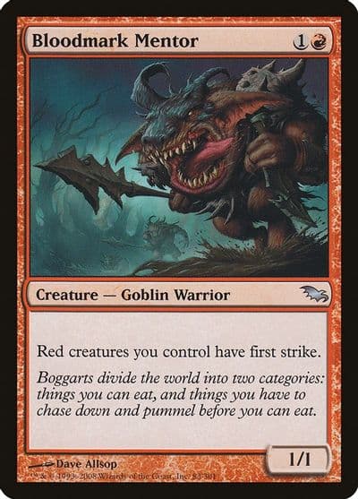Bloodmark Mentor Shadowmoor Magic card