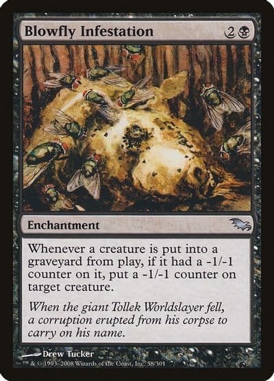 Blowfly Infestation Shadowmoor Magic card