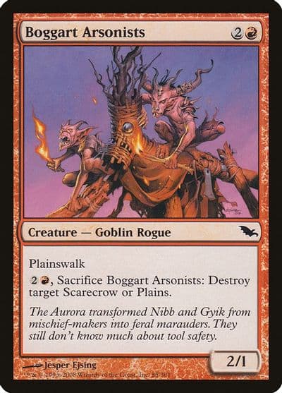 Boggart Arsonists Shadowmoor Magic card