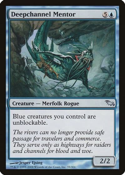 Deepchannel Mentor Shadowmoor Magic card