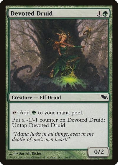 Devoted Druid Shadowmoor Magic card