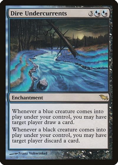 Dire Undercurrents Shadowmoor Magic card