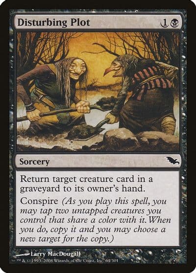 Disturbing Plot Shadowmoor Magic card