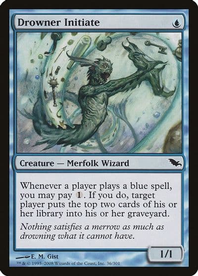 Drowner Initiate Shadowmoor Magic card