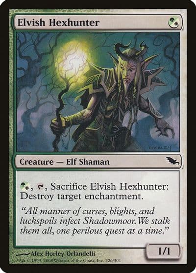 Elvish Hexhunter Shadowmoor Magic card