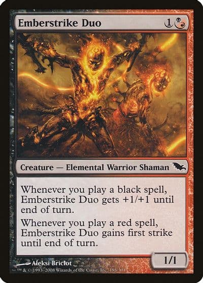 Emberstrike Duo Shadowmoor Magic card