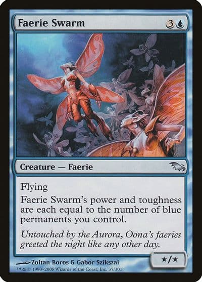 Faerie Swarm Shadowmoor Magic card