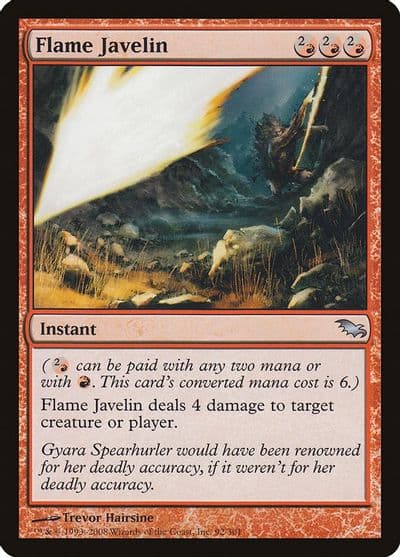 Flame Javelin Shadowmoor Magic card