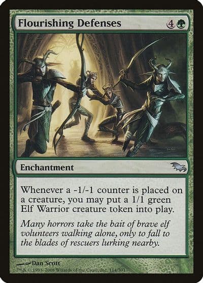 Flourishing Defenses Shadowmoor Magic card