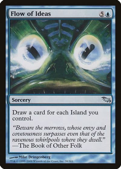 Flow of Ideas Shadowmoor Magic card
