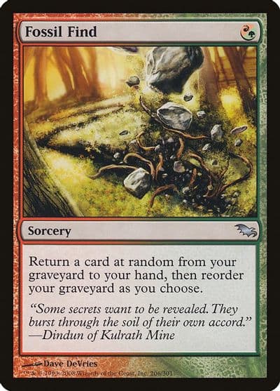 Fossil Find Shadowmoor Magic card