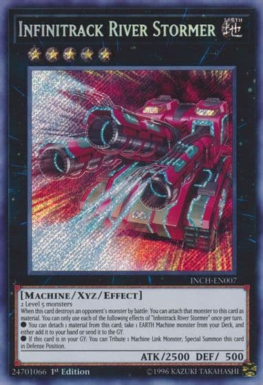 Infinitrack River Stormer The Infinity Chasers Yu-Gi-Oh! card