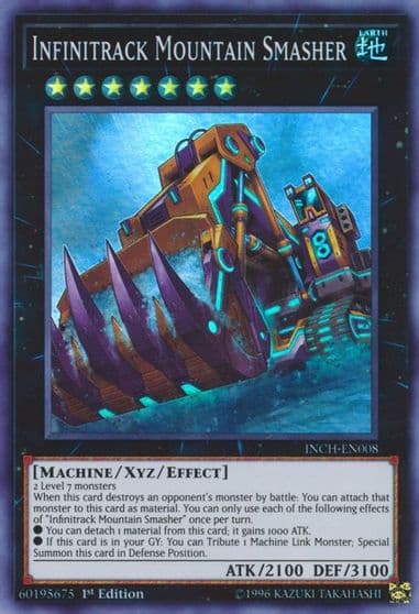 Infinitrack Mountain Smasher The Infinity Chasers Yu-Gi-Oh! card