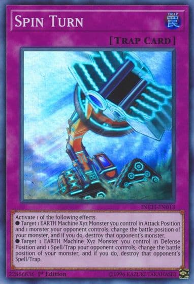 Spin Turn The Infinity Chasers Yu-Gi-Oh! card