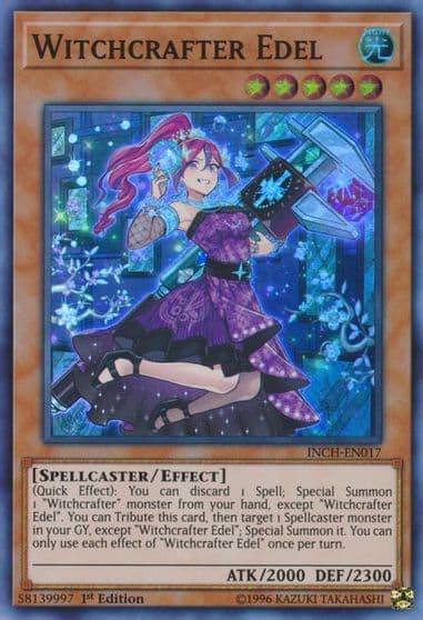 Witchcrafter Edel The Infinity Chasers Yu-Gi-Oh! card