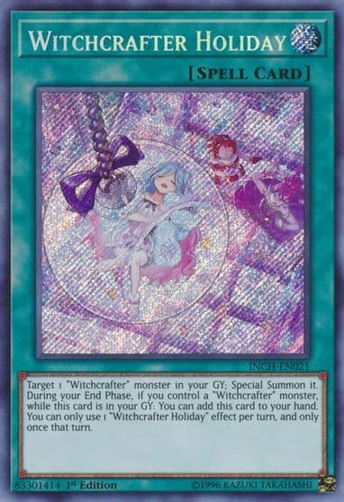 Witchcrafter Holiday The Infinity Chasers Yu-Gi-Oh! card