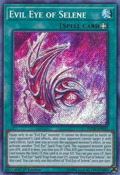 Evil Eye of Selene The Infinity Chasers Yu-Gi-Oh! card