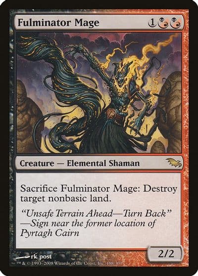 Fulminator Mage Shadowmoor Magic card