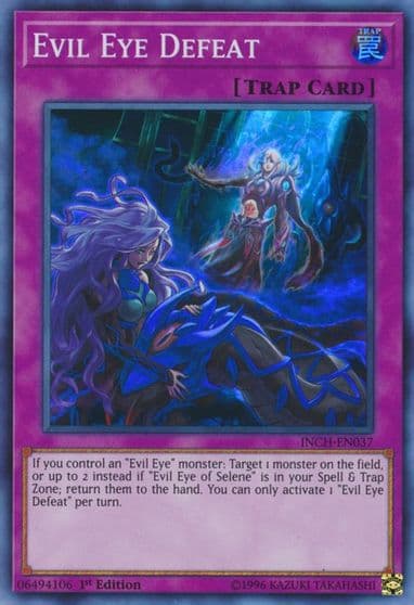 Evil Eye Defeat The Infinity Chasers Yu-Gi-Oh! card