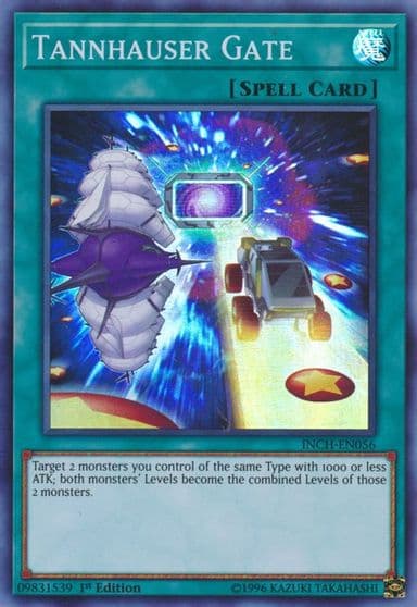 Tannhauser Gate The Infinity Chasers Yu-Gi-Oh! card