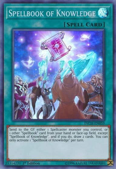 Spellbook of Knowledge The Infinity Chasers Yu-Gi-Oh! card