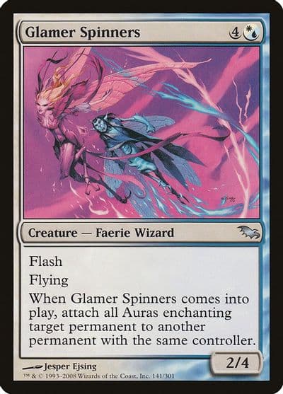 Glamer Spinners Shadowmoor Magic card