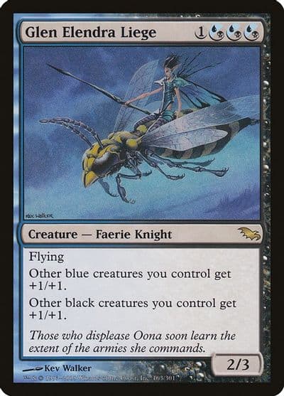 Glen Elendra Liege Shadowmoor Magic card